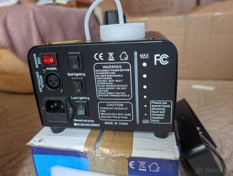 HAKUTA mlhový stroj, 600W s disco koulí a LED RGB světly - 6