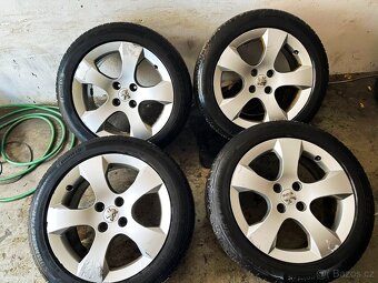 Sada originál kol Peugeot 225/50 R17 4x108 (cena za celou sa - 6