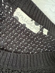 Smudge - dáms. černý delší svetřík/tunika/šaty – S/M? - 6