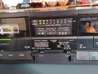 Aiwa AD-WX707 Stereofonní dvoukazetový magnetofon (1987-89) - 6