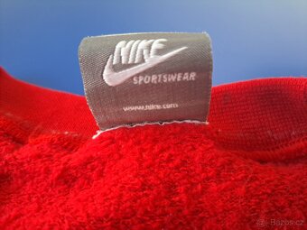 Červená retro Nike mikina - 6