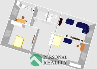 Prodej byty 3+1, 73 m2 - Čáslav-Nové Město, ev.č. 02369 - 6