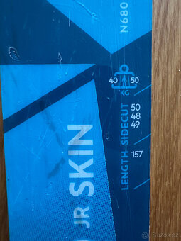 Dětské běžky s pásy INOVIK skin 157 cm + hůlky - 6