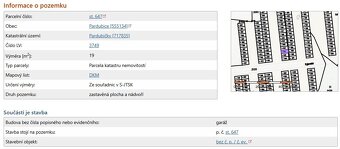Prodej garáže Pardubice, ul. Kyjevská - 6