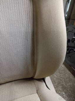 Vyhřívané béžové polosport sedačky Golf IV Bora combi - 6