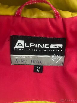 Softshellová bunda vel. 92/98 zn. AlpinePro - 6