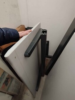 Psací stůl 120x80+přídavný trojúhelníkový díl 46x80 - 6