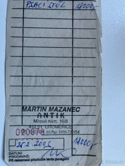 Starožitný psaci stůl - 6