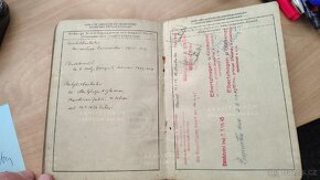Arbeitsbuch protektorát Čechy a Morava, pracovní knížka - 6