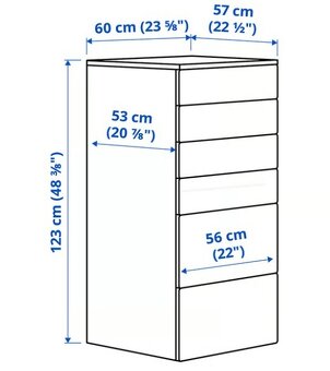Ikea - komoda 6 zásuvek - 6