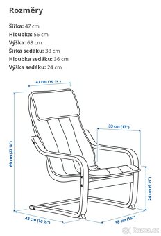 Pöang dětské křeslo bříza - 6