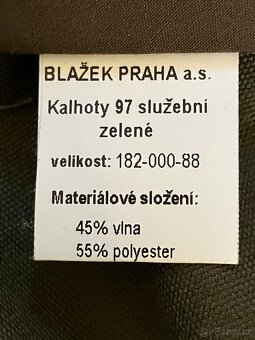 Uniforma zelená - blůza. - 6