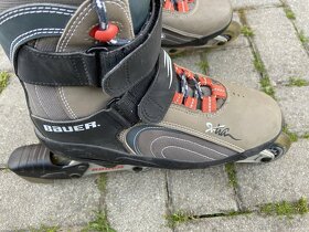 Značkové kvalitní zachovalé kolečkové brusle BAUER - 6