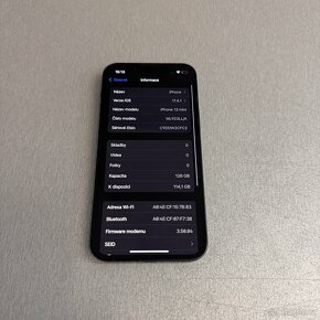 iPhone 13 mini 128GB černý, pěkný stav, 12 měsíců záruka - 6