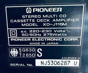 PIONEER XD-J115M a Tuner F-J210 - 6