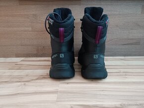 Krásné fialové zimní boty - 6