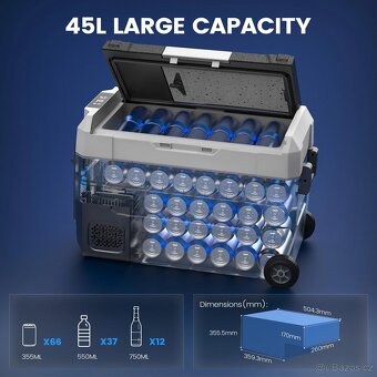 Dvojzona Autolednice kompresorová 35L - 6