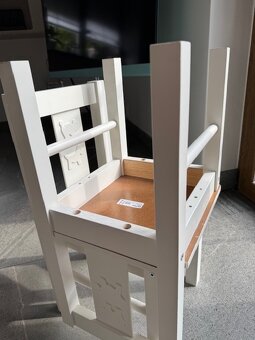 Dětská židlička IKEA KRITTER bílá - 6