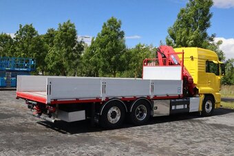 MAN TGS 26.500 - 6x2 – Valník + HR-HMF 2820 K6 – EURO 6 - 6
