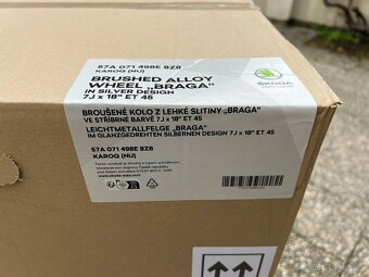 Prodám 4ks nových orig. alu kol Škoda BRAGA - Karoq + Ateca - 6