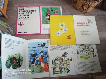 Retro dětské knihy leporela casopisy - 6