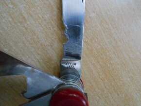 Nůž kapesní AITOR INOX SPAIN-řezná plocha má vadu,stav foto - 6