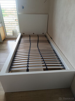 Postel MALM 90x200 cm - bílá, Ikea - 6