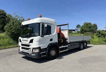 Scania P500 6x2 - valník s hydraulickou rukou Palfinger - 6