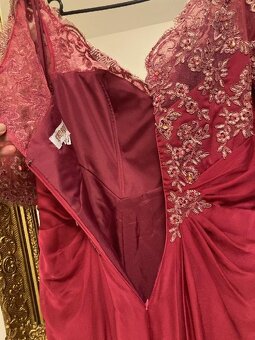 PLESOVÉ SPOLEČENSKÉ ŠATY ZN. KADARO - NOVÉ-VÝPRODEJ - 6