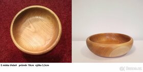 Dřevěné misky -krásný a praktický dárek - 6