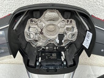 Audi sportovy volant S line cerveny A1 A3 S3 S4 S5 - 6