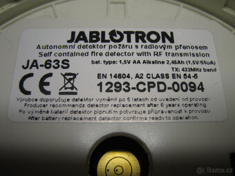 Jablotron JA-63S - požární detektor - 6