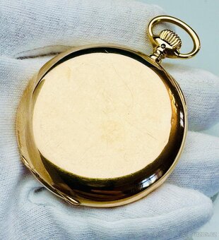 14K ZLATÉ PÁNSKÉ KAPESNÍ HODINKY IWC SCHAFFHAUSEN S ETUI - 6