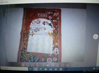 Látkové retro kalendáře - 6