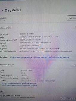 Kancelářský počítač i3, 8GB, ssd, win 11 - 6