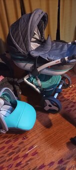 Trojkombinace kočárek zánovní - 6