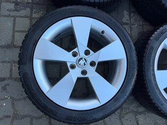 ORIGINÁL Alu Škoda DENOM R17, 5x112 - ZIMNÍ PNEU - 6
