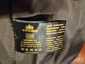 Hnědá delší bunda z ekokůze, vel . 3XL, Nová - 6