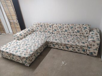 Rozkládací sedačka 290×195 cm ,gauč , postel , pohovka - 6