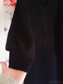 Teplé pletené midi šaty 38/42 - 6