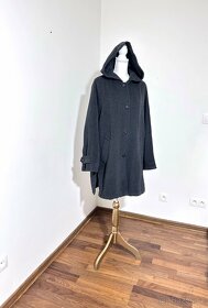 Oversize vlněný Vintage kabát s kapuci  Max Mara - 6