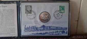 PAMĚTNÍ LIST POSLEDNÍ JÍZDA ORIENT EXPRESU 1977+CERTIFIKÁT J - 6