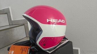 Lyžařská helma HEAD Race Stivot Race Carbon růžová - L (59-6 - 6
