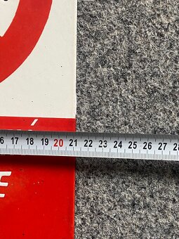 smaltovaná cedule zákaz kouření stará smaltovaná cedule - 6