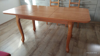 Jídelní stůl - rozkládací + 4 ks židle Ikea Kautsby - 6