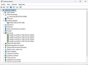 LEVNÝ HERNÍ PC-i5 7400,RTX 2060 - 6