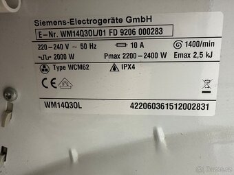 Pračka Siemens (280) - 6