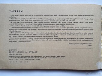 První lekce na kytaru, Kotík, J. 1969 - 6