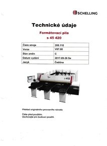 Formátovací pila Schelling s 45 - 6