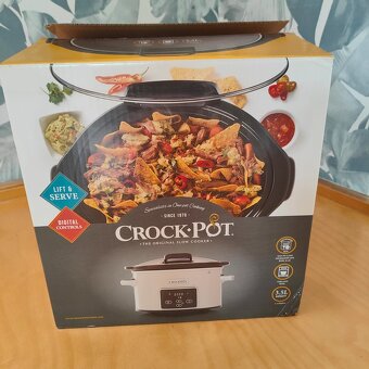 Pomalý hrnec Crockpot 3,5l smetanová/chrom - 6